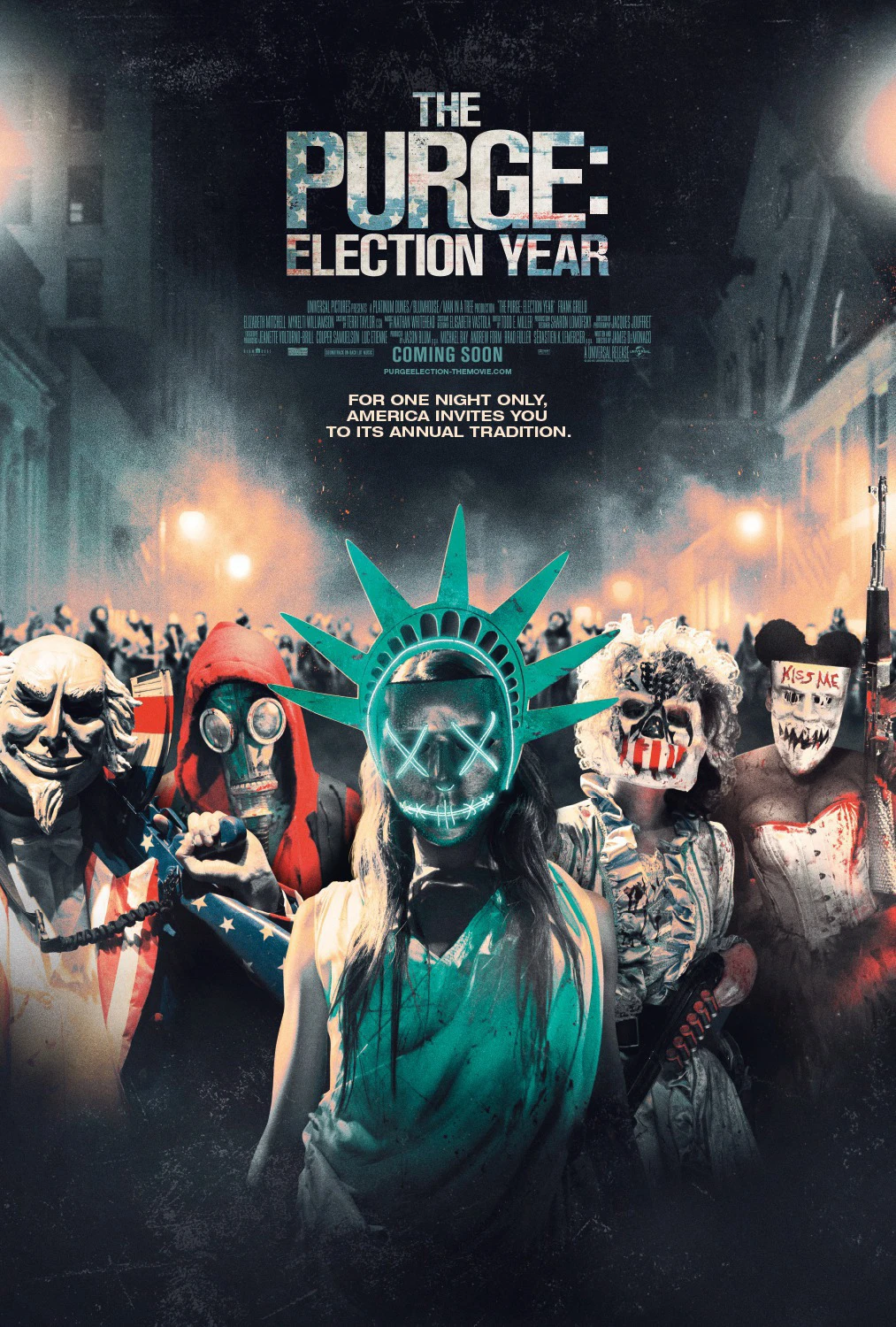 Lễ Thanh trừng: Năm bầu cử | The Purge: Election Year (2016) Lễ Thanh trừng: Năm bầu cử | The Purge: Election Year (2016)